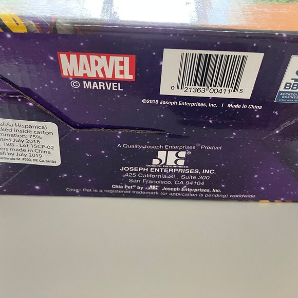 Chia Pet Marvel Guardians of the Galaxy Seed Pack Decorative Planter - Picture 3 of 3